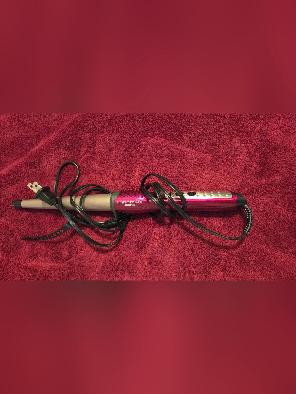 Conair InfinitiPro Hot Pink Curling Iron